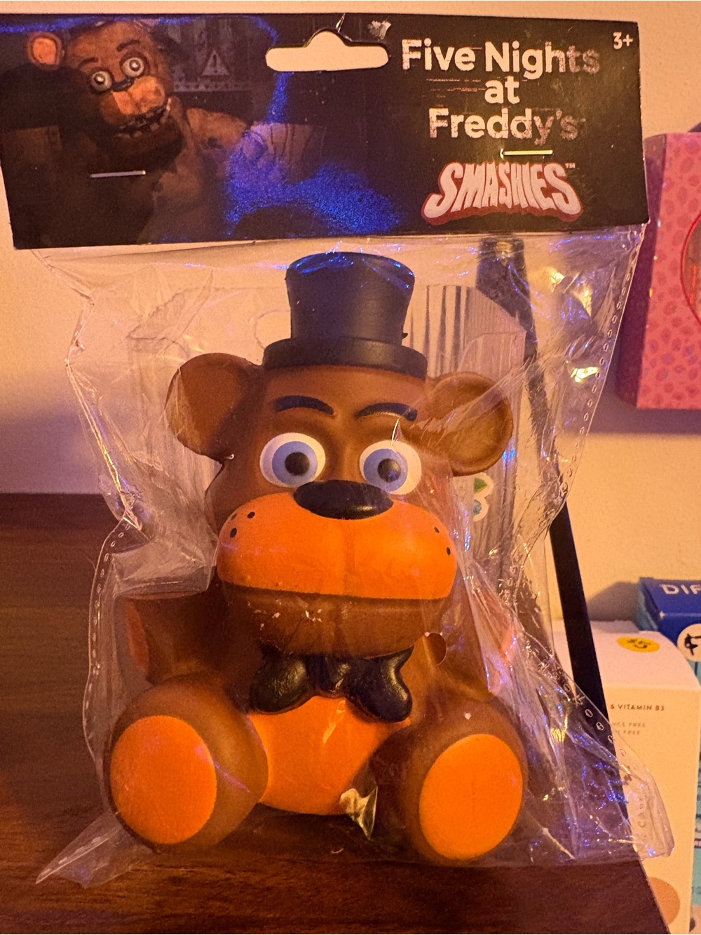 Five Nights at Freddy’s Smashies Freddy Fazbear Squishy Figure NWT
